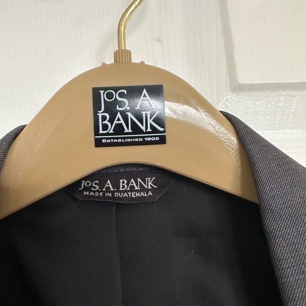 Joseph Jos A Bank Wool Gray 2 Piece Suit Slim Fit 42r - Picture 5 of 9